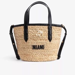 NWT never worn Zadig&Voltaire ZV Initiale Le Baby Beach Miami Bag